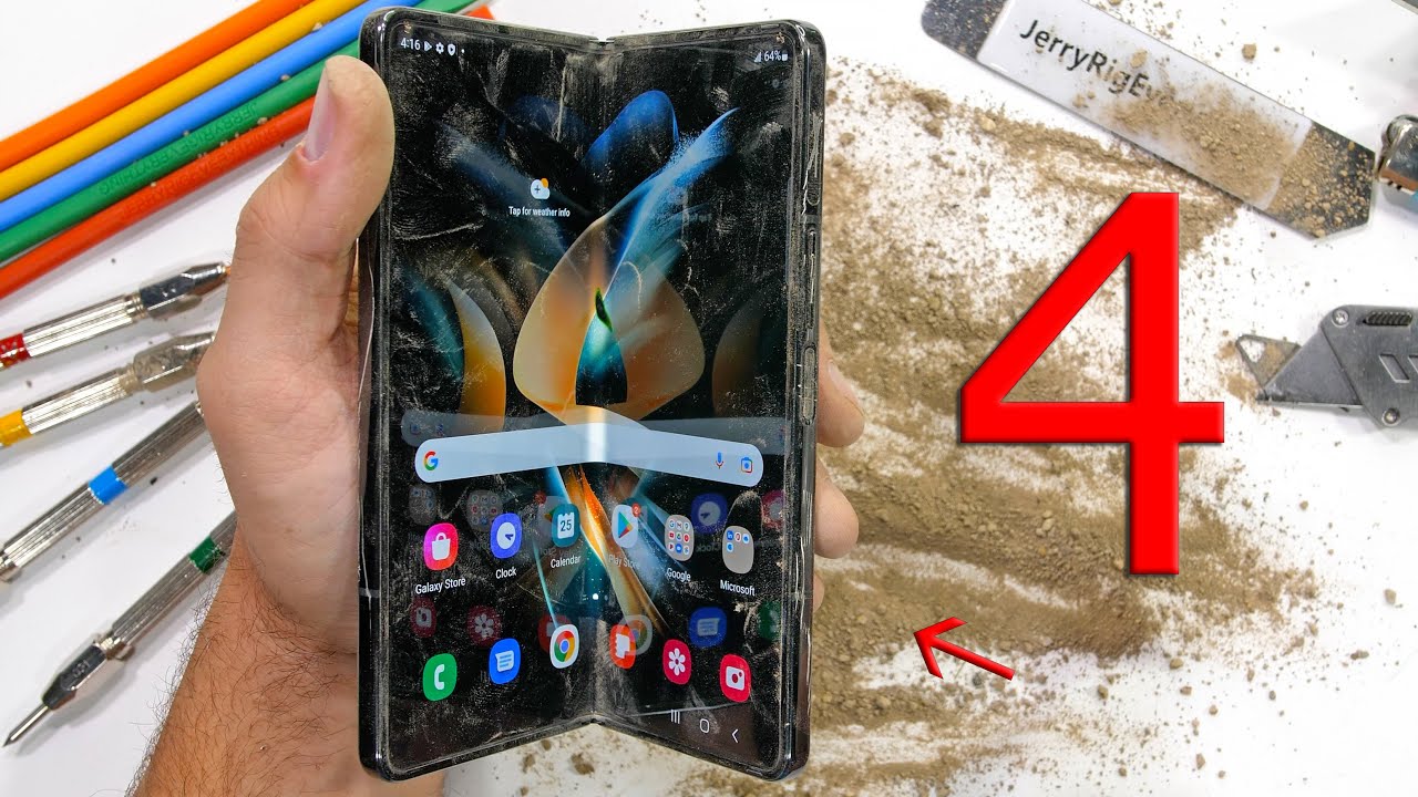 Samsung Z Fold 4 Durability Test! – Samsung says its ‘Unbreakable’?!