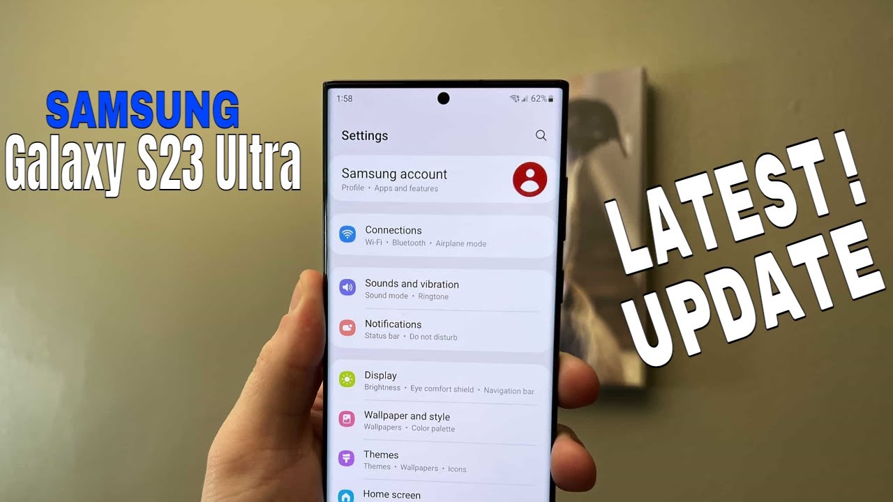 Samsung Galaxy S22 Ultra – Newest Feature Software Update!!