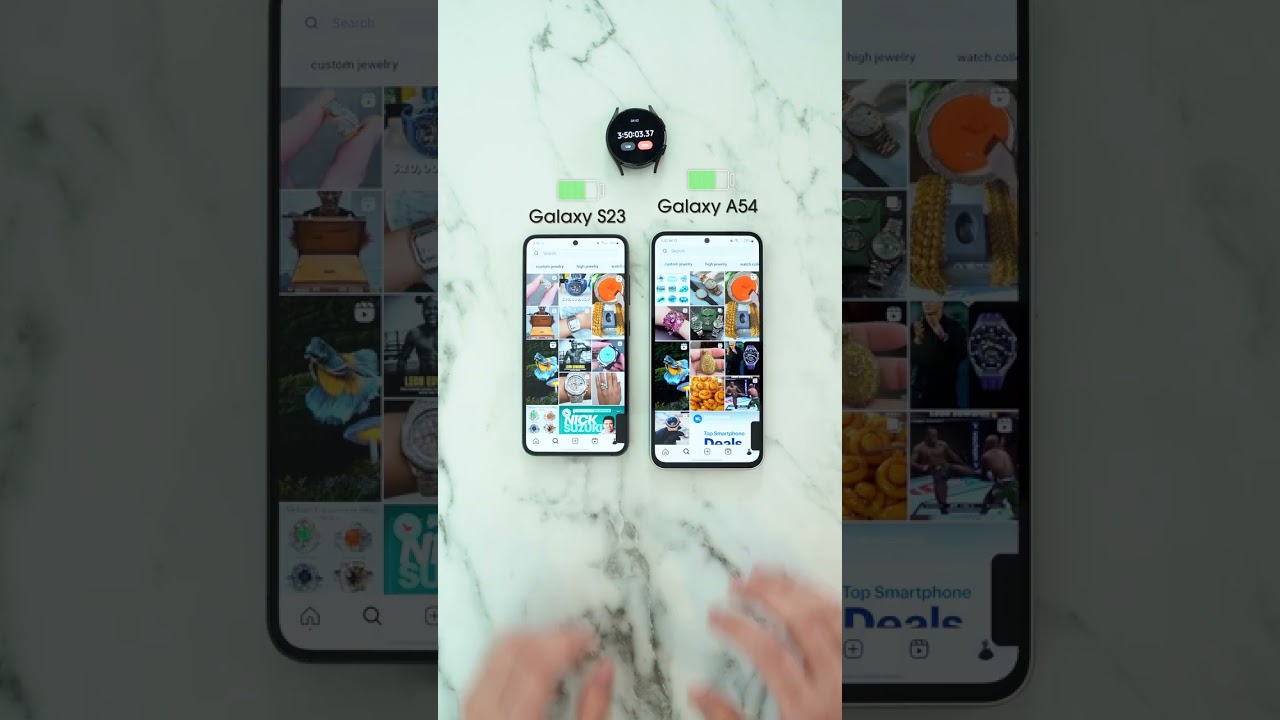 Samsung Galaxy A54 vs Galaxy S23 Battery Test!🔋