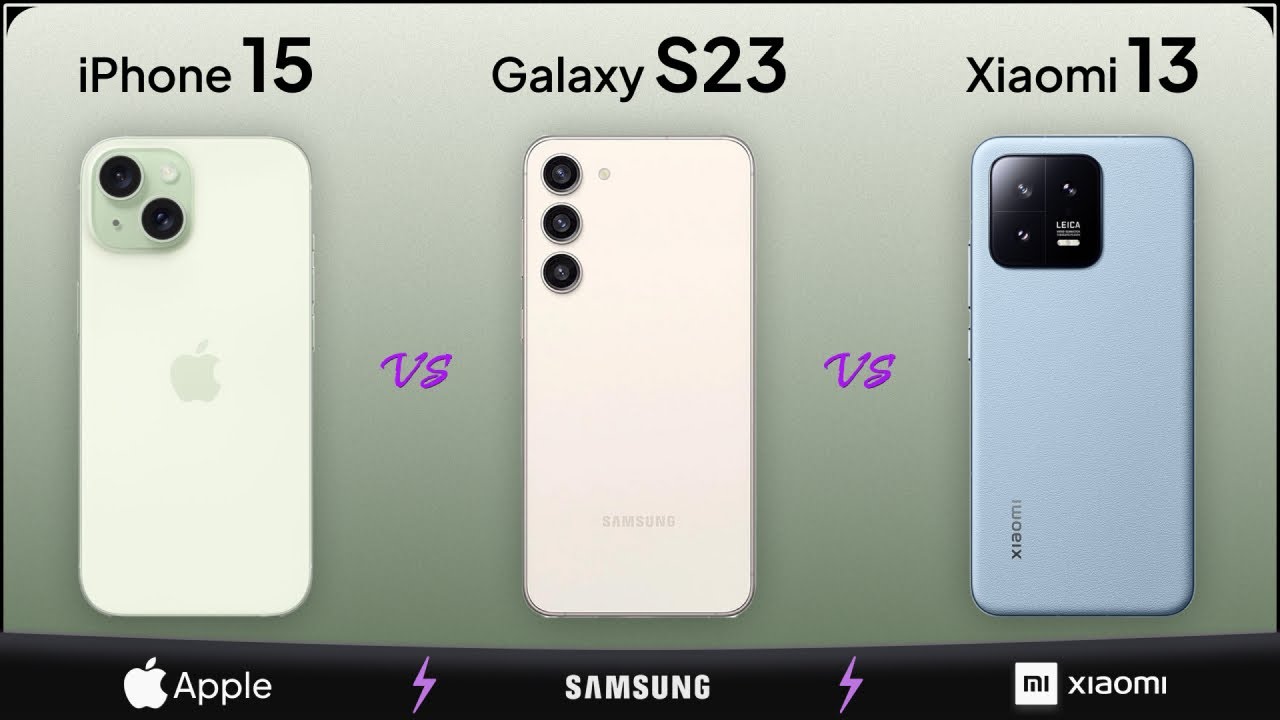 iPhone 15 vs Galaxy S23 vs Xiaomi 13 | Mobile Nerd