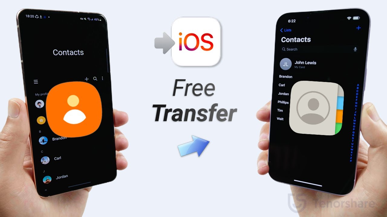 2 Free Ways to Transfer Contacts from Android to iPhone 2023