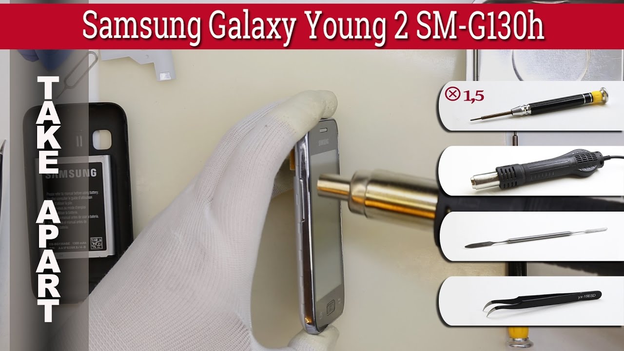 How to disassemble 📱 Samsung Galaxy Young 2 SM-G130 Take apart Tutorial
