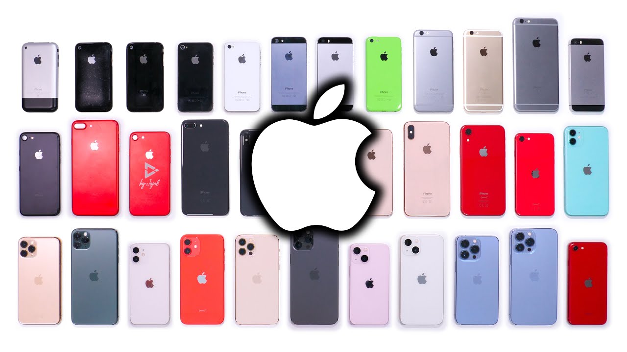Tous les iPhone de 2007 à Aujourd’hui !