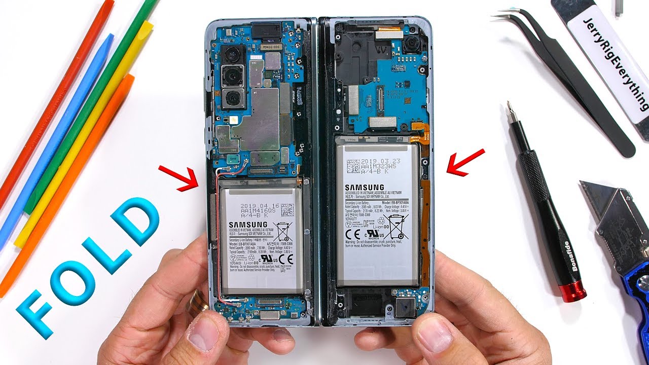 Samsung Galaxy Fold Teardown! – How does it even work?