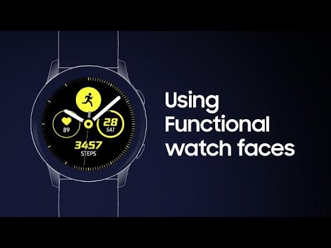 Galaxy Watch Active: How to use functional watch faces | Samsung