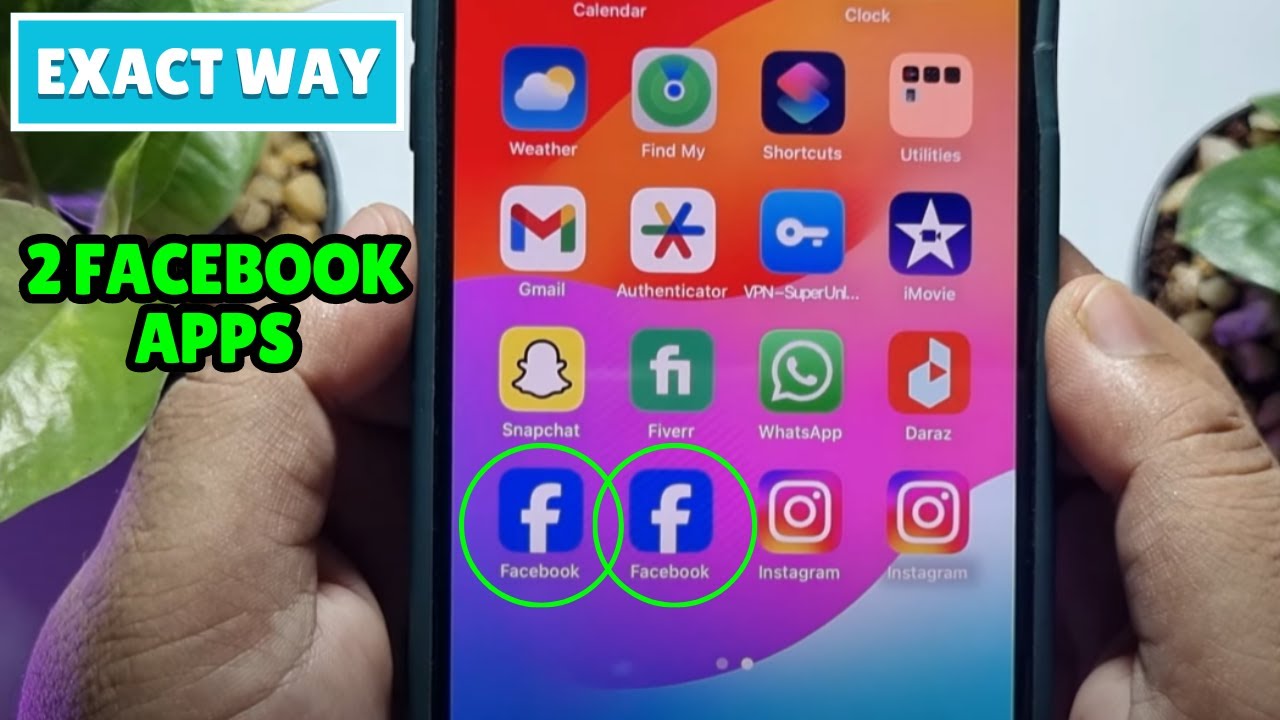 How to use 2 Facebook apps on iPhone | iPhone New Update