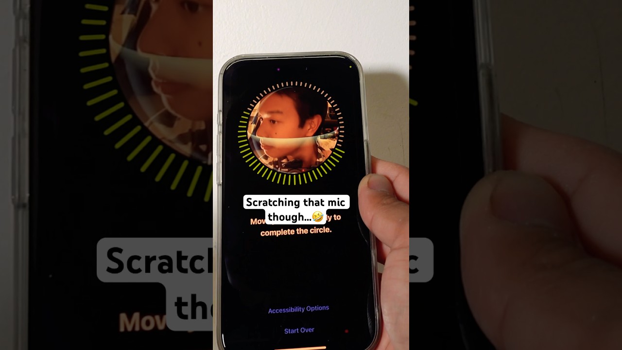How to set up Face ID on iPhone 📱👀 #apple #iphone